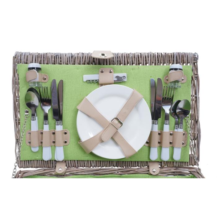 Picknick 🧺 Korb inkl. Fleisch für 4 Personen