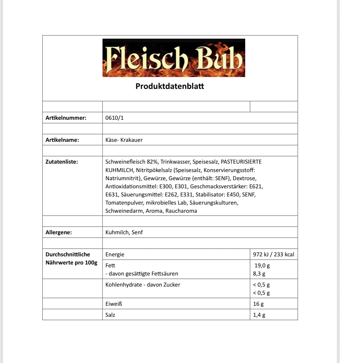 XXL Familien Wurstspieße 300g 2x