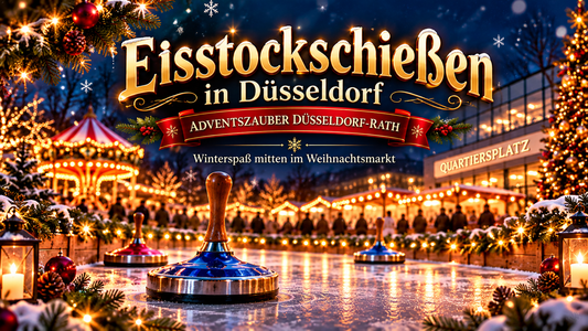 Eisstockschießen in Düsseldorf: Winterspaß beim Adventszauber Düsseldorf-Rath