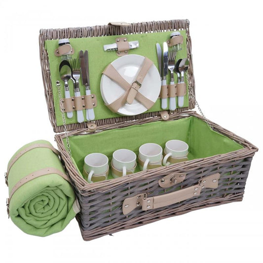 Picknick 🧺 Korb inkl. Fleisch für 4 Personen